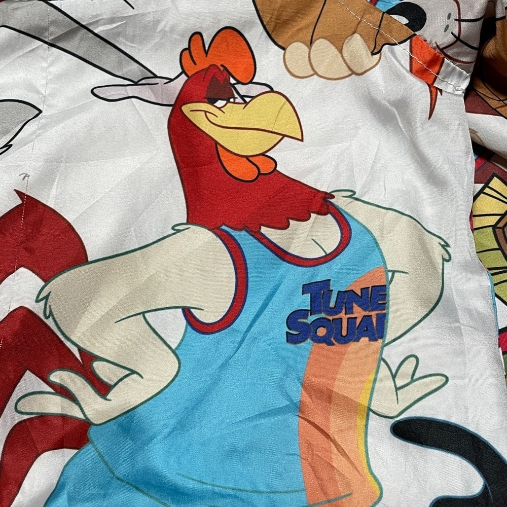 Looney Tunes space jam windbreaker Size Medium - Picture 7 of 9